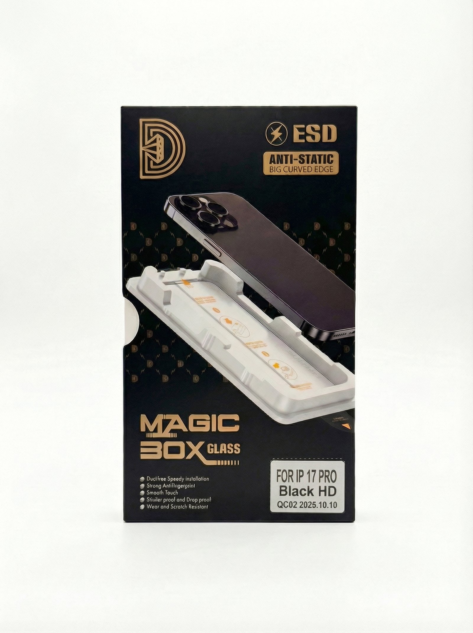 Mythos Tech Essentials Clear Screen Protector for iPhone 17 Pro