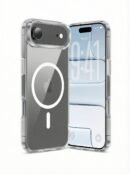 Mythos Tech Essentials Clear MagSafe Case for iPhone Air 6.5” – Military Drop Protection, AntiYellow Slim Crystal Cover