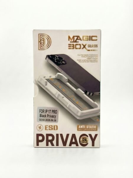 Mythos Tech Essentials Privacy Screen Protector for iPhone 17 Pro