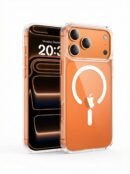 Mythos Tech Essentials Clear MagSafe Case for iPhone 17 Pro (6.3”) – Military Drop Protection, Anti-Yellow Crystal Cover